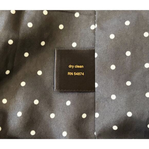 OBR Cranberry Polka Dot Lined Jacket Blazer Womens Size S - Picture 4 of 8